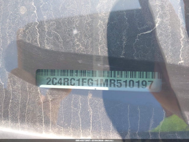 Aukcja sprzedaży 2021 Chrysler Pacifica Touring, vin: 2C4RC1FG1MR510197, numer aukcji: 45572067