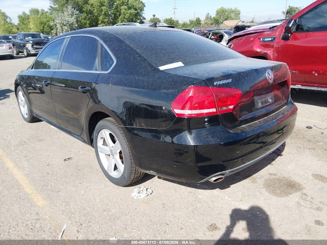 2013 Volkswagen Passat 2.5l Se მანქანა იყიდება აუქციონზე, vin: 1VWBP7A36DC127665, აუქციონის ნომერი: 45572113