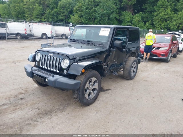 45572188 :رقم المزاد ، 1C4AJWBG4JL852415 vin ، 2018 Jeep Wrangler Jk Sahara 4x4 مزاد بيع