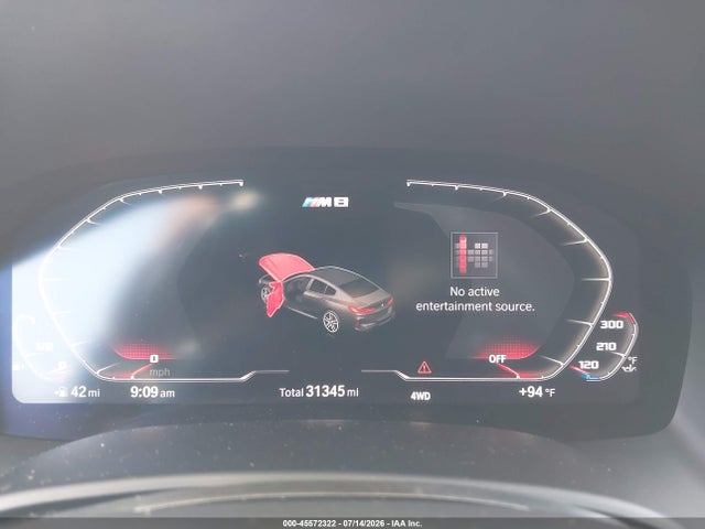 45572322 :رقم المزاد ، WBSGV0C06PCL69216 vin ، 2023 Bmw M8 Gran Coupe Competition مزاد بيع