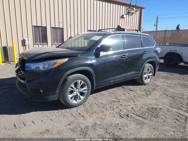 Toyota Highlander Xle V6 2015 5TDJKRFH2FS200402 Image 2