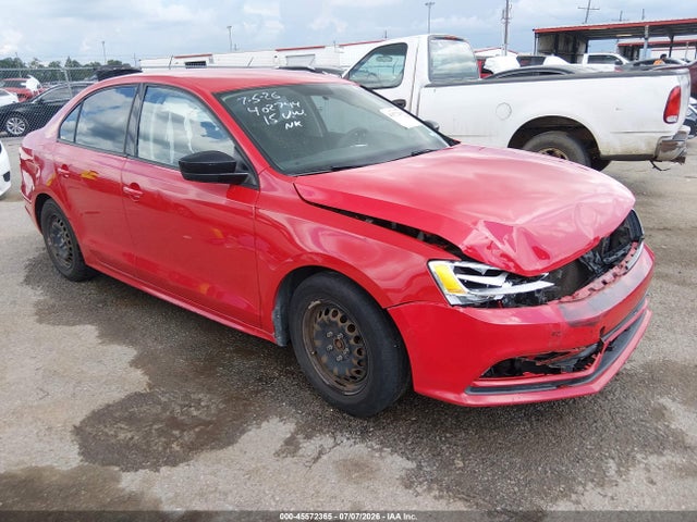 2015 Volkswagen Jetta 2.0l S მანქანა იყიდება აუქციონზე, vin: 3VW2K7AJXFM402744, აუქციონის ნომერი: 45572365
