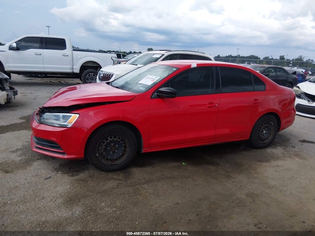 2015 Volkswagen Jetta 2.0l S მანქანა იყიდება აუქციონზე, vin: 3VW2K7AJXFM402744, აუქციონის ნომერი: 45572365