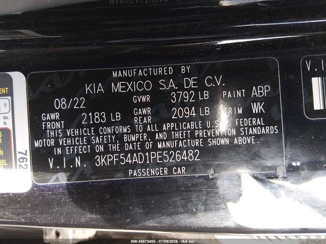 KIA Forte Gt-line 2023 3KPF54AD1PE526482 Image 9