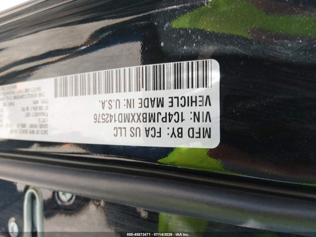 Aukcja sprzedaży 2021 Jeep Cherokee Trailhawk 4x4, vin: 1C4PJMBXXMD142576, numer aukcji: 45572471