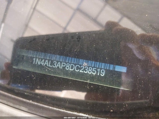 45572607 :رقم المزاد ، 1N4AL3AP8DC238519 vin ، 2013 Nissan Altima 2.5 S مزاد بيع