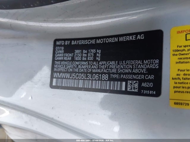 WMWWJ5C05L3L06188 Mini Convertible Cooper S