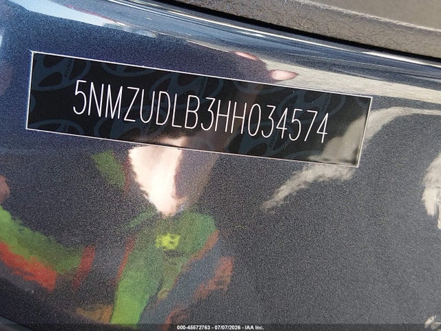 5NMZUDLB3HH034574 Hyundai Santa Fe Sport 2.4l