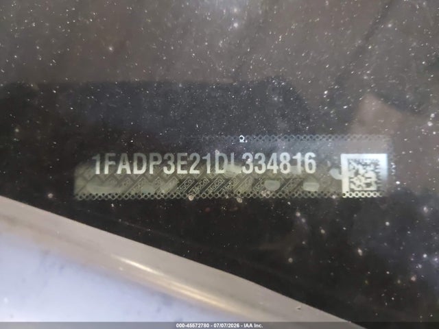 45572780 :رقم المزاد ، 1FADP3E21DL334816 vin ، 2013 Ford Focus S مزاد بيع