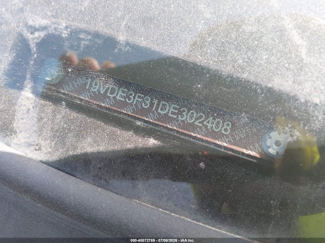 45572789 :رقم المزاد ، 19VDE3F31DE302408 vin ، 2013 Acura Ilx Hybrid 1.5l مزاد بيع