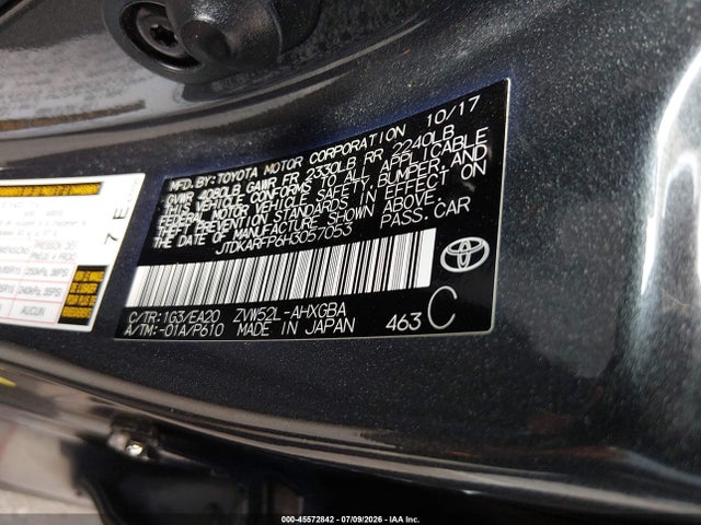 JTDKARFP6H3057053 Toyota Prius Prime Premium