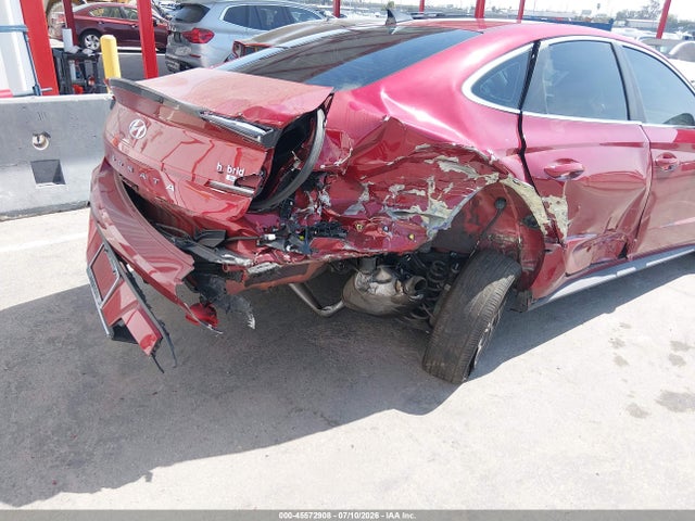 2023 Hyundai Sonata Hybrid Blue მანქანა იყიდება აუქციონზე, vin: KMHL24JJ4PA078593, აუქციონის ნომერი: 45572908