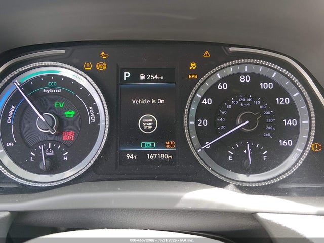 2023 Hyundai Sonata Hybrid Blue მანქანა იყიდება აუქციონზე, vin: KMHL24JJ4PA078593, აუქციონის ნომერი: 45572908