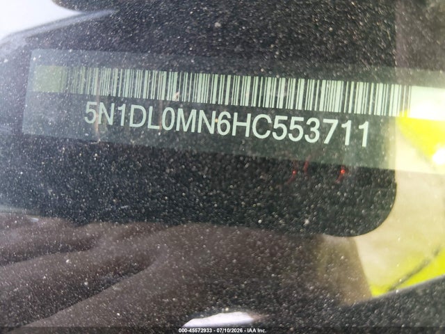 Aukcja sprzedaży 2017 Infiniti Qx60, vin: 5N1DL0MN6HC553711, numer aukcji: 45572933