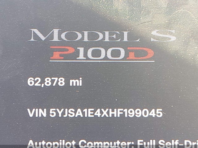 Tesla Model S 100d/60d/75d/90d/p100d 2017 5YJSA1E4XHF199045 Image 15