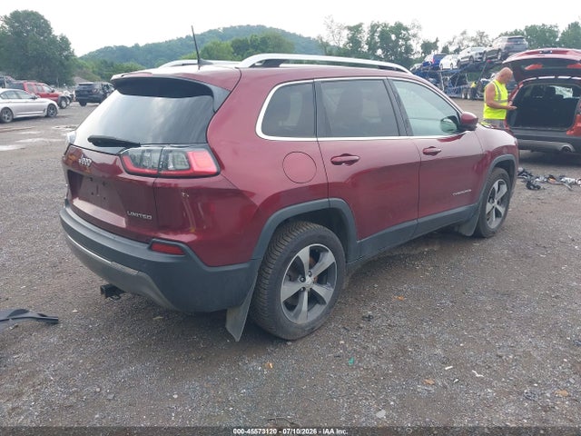 2019 Jeep Cherokee Limited 4x4 მანქანა იყიდება აუქციონზე, vin: 1C4PJMDX9KD200591, აუქციონის ნომერი: 45573120
