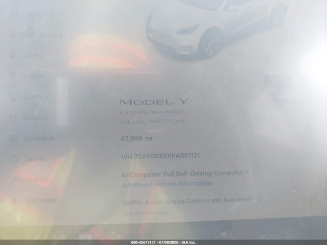 7SAYGDEEXPA061121 Tesla Model Y Awd/long Range Dual Motor All-wheel Drive