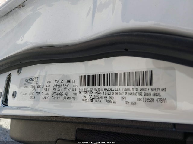 Продаж на аукціоні авто 2016 Jeep Cherokee Latitude, vin: 1C4PJLCBXGW201065, номер лоту: 45573234