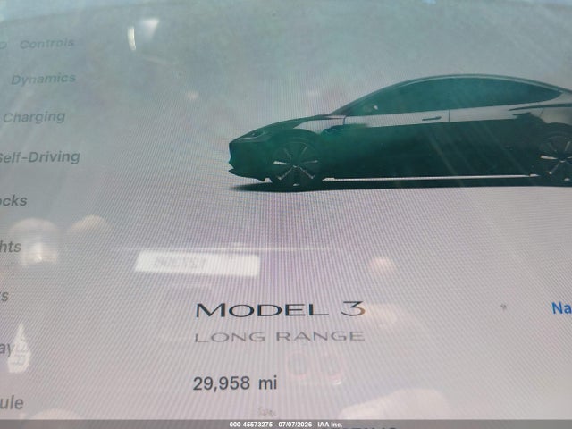 Aukcja sprzedaży 2025 Tesla Model 3 Long Range Rear-wheel Drive/standard Rear-wheel Drive, vin: 5YJ3E1EA4SF971142, numer aukcji: 45573275