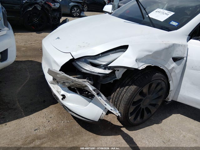 45573291 :رقم المزاد ، 7SAYGDEF7NF307535 vin ، 2022 Tesla Model Y Performance Dual Motor All-wheel Drive مزاد بيع