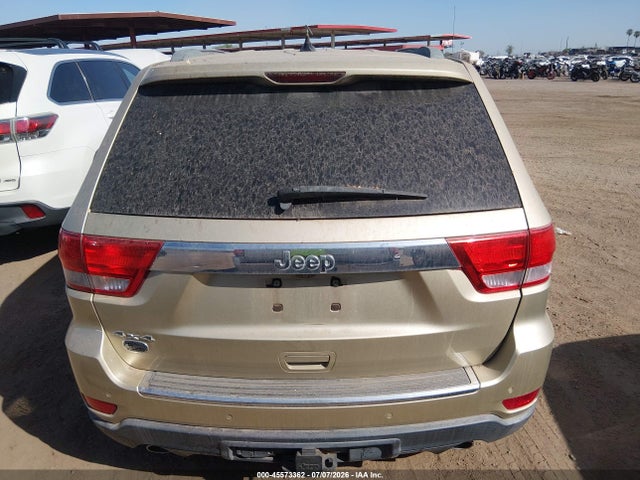 2012 Jeep Grand Cherokee Overland მანქანა იყიდება აუქციონზე, vin: 1C4RJFCT7CC175278, აუქციონის ნომერი: 45573362