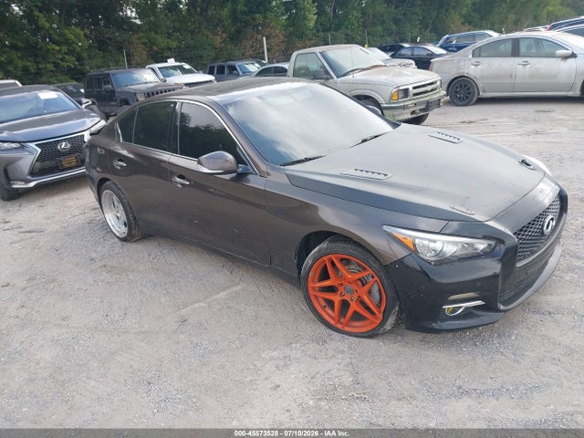 2015 Infiniti Q50 Premium მანქანა იყიდება აუქციონზე, vin: JN1BV7AR4FM402771, აუქციონის ნომერი: 45573528