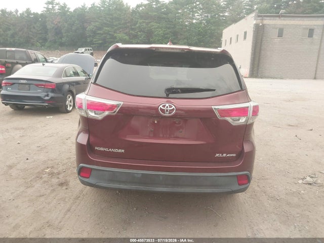 Toyota Highlander Xle V6 2015 5TDJKRFH5FS098609 Image 17