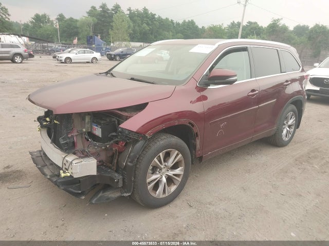 Toyota Highlander Xle V6 2015 5TDJKRFH5FS098609 Image 2
