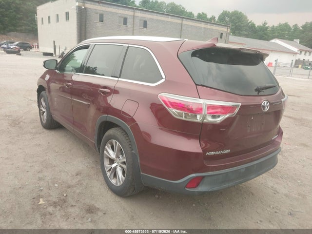 Toyota Highlander Xle V6 2015 5TDJKRFH5FS098609 Image 3