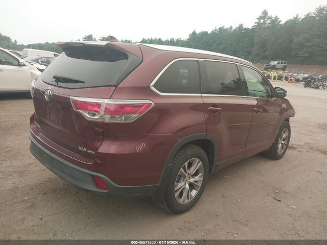 Toyota Highlander Xle V6 2015 5TDJKRFH5FS098609 Image 4