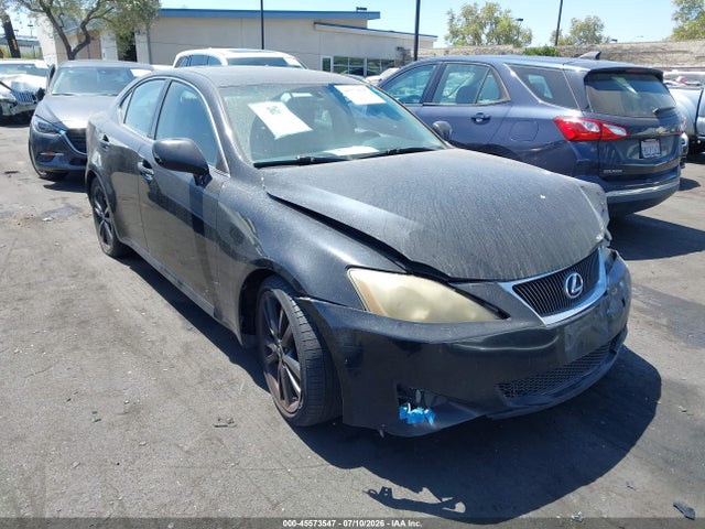 Продаж на аукціоні авто 2007 Lexus Is 250, vin: JTHBK262075029209, номер лоту: 45573547