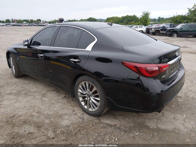 2019 Infiniti Q50 3.0t Luxe მანქანა იყიდება აუქციონზე, vin: JN1EV7AR6KM551819, აუქციონის ნომერი: 45573586