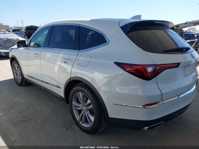 2022 Acura Mdx Standard მანქანა იყიდება აუქციონზე, vin: 5J8YE1H30NL007689, აუქციონის ნომერი: 45573658