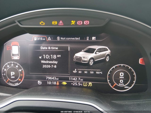 Aukcja sprzedaży 2017 Audi Q7 3.0t Premium, vin: WA1LAAF78HD020418, numer aukcji: 45573662
