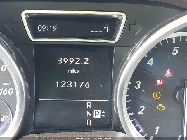 45573674 :رقم المزاد ، 4JGDA5HB3CA014311 vin ، 2012 Mercedes-benz Ml 350 4matic مزاد بيع