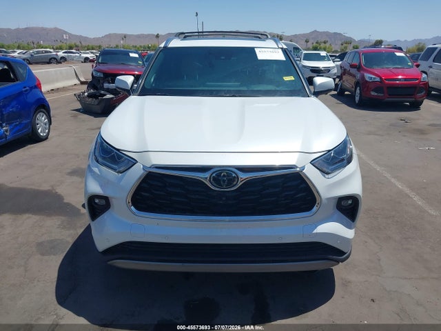 2023 Toyota Highlander Platinum მანქანა იყიდება აუქციონზე, vin: 5TDKDRAH8PS507516, აუქციონის ნომერი: 45573693