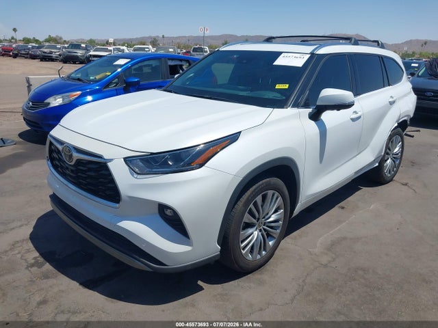 2023 Toyota Highlander Platinum მანქანა იყიდება აუქციონზე, vin: 5TDKDRAH8PS507516, აუქციონის ნომერი: 45573693