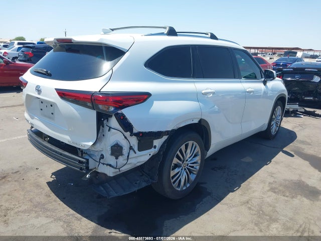 2023 Toyota Highlander Platinum მანქანა იყიდება აუქციონზე, vin: 5TDKDRAH8PS507516, აუქციონის ნომერი: 45573693