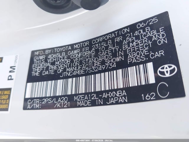 Toyota Corolla Xse 2025 JTNC4MBE7S3249734 Image 9