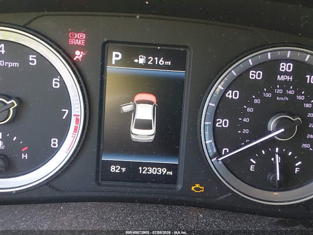 2018 Hyundai Sonata Sel მანქანა იყიდება აუქციონზე, vin: 5NPE34AF0JH597257, აუქციონის ნომერი: 45573905
