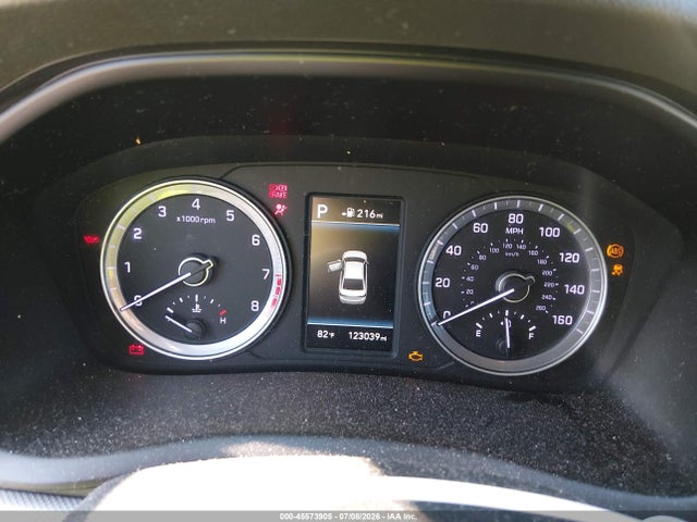 2018 Hyundai Sonata Sel მანქანა იყიდება აუქციონზე, vin: 5NPE34AF0JH597257, აუქციონის ნომერი: 45573905