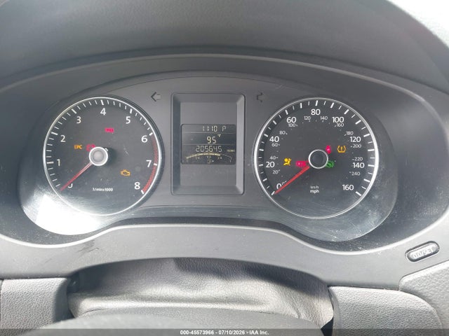 2012 Volkswagen Jetta 2.5l Se მანქანა იყიდება აუქციონზე, vin: 3VWDX7AJ3CM107085, აუქციონის ნომერი: 45573966