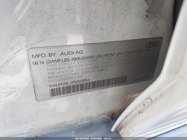 Audi A4 2.0t Premium 2015 WAUFFAFL1FN003854 Image 9