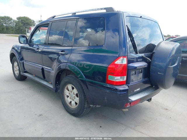 2003 Mitsubishi Montero 20th Anniversary/limited მანქანა იყიდება აუქციონზე, vin: JA4NW51S23J023113, აუქციონის ნომერი: 45574112