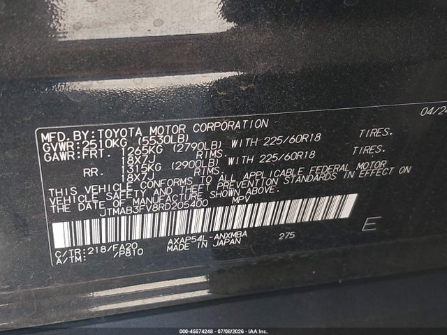 Toyota Rav4 Prime Se 2024 JTMAB3FV8RD205400 Image 9