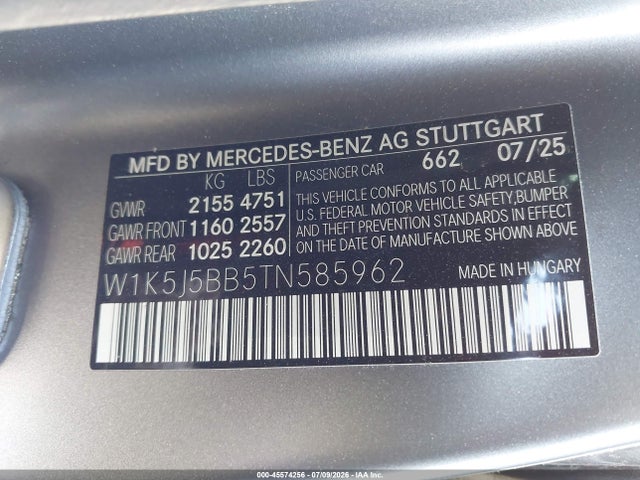 Продаж на аукціоні авто 2026 Mercedes-benz Amg Cla 35 4matic, vin: W1K5J5BB5TN585962, номер лоту: 45574256