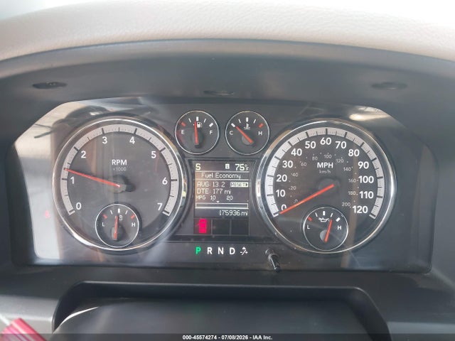 45574274 :رقم المزاد ، 1C6RD7GT1CS248651 vin ، 2012 Dodge Ram 1500 Slt مزاد بيع