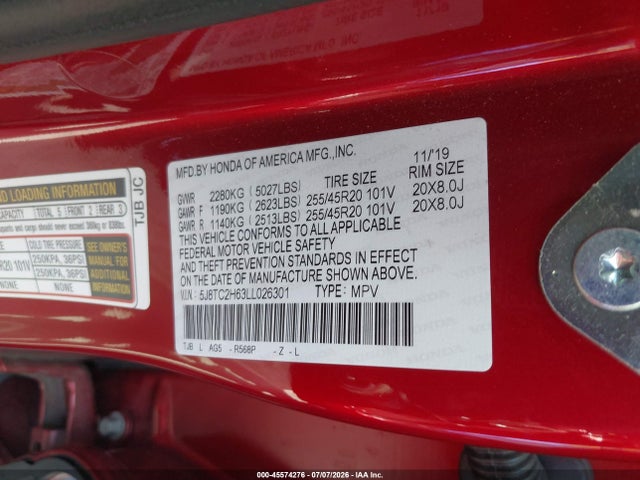 Acura Rdx A-spec Package 2020 5J8TC2H63LL026301 Image 9