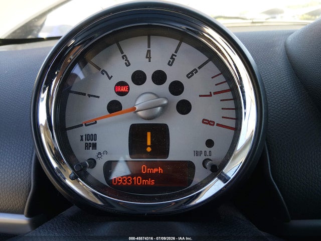 2012 Mini Cooper S Countryman მანქანა იყიდება აუქციონზე, vin: WMWZC5C51CWM12316, აუქციონის ნომერი: 45574316