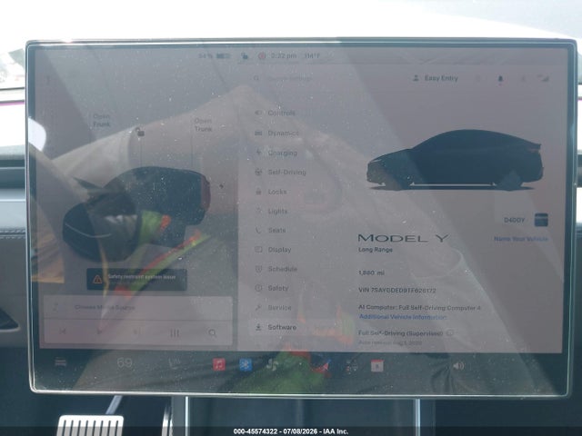 7SAYGDED9TF626172 Tesla Model Y Premium Rear-wheel Drive/rear-wheel Drive